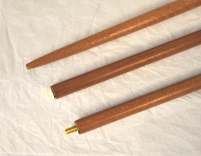 Wand - Wood Finish [3 part] Tapered - Click Image to Close